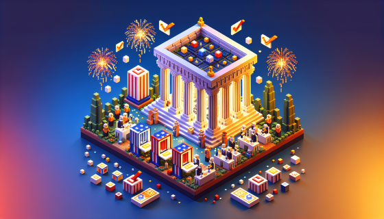 Głosowanie na serwer — ilustracja